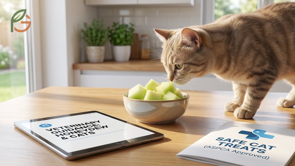 Can cats eat honeydew safety facts emphasizing non toxic properties and the importance of moderation.