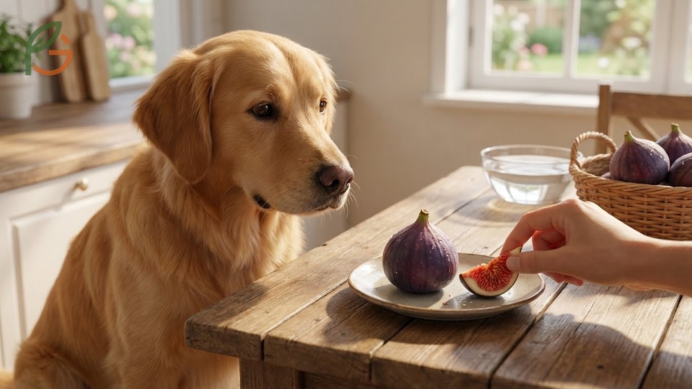 Can dogs eat figs shown in small moderate portions to ensure digestive health and avoid stomach upset.