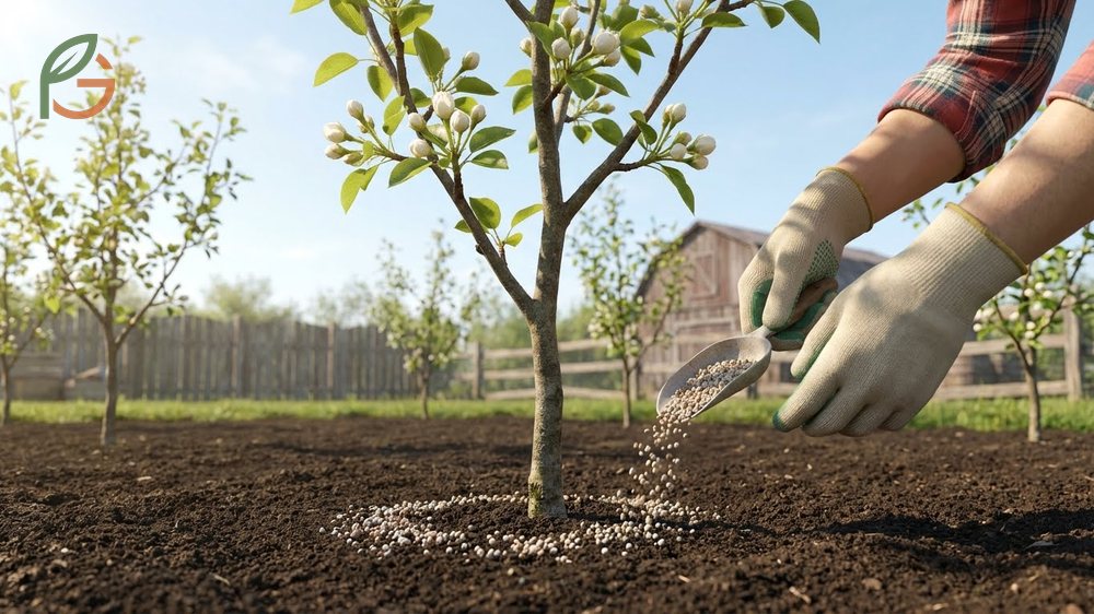 Fertilizing pear trees requires understanding nitrogen needs based on tree age and annual growth rates exceeding 12 inches.