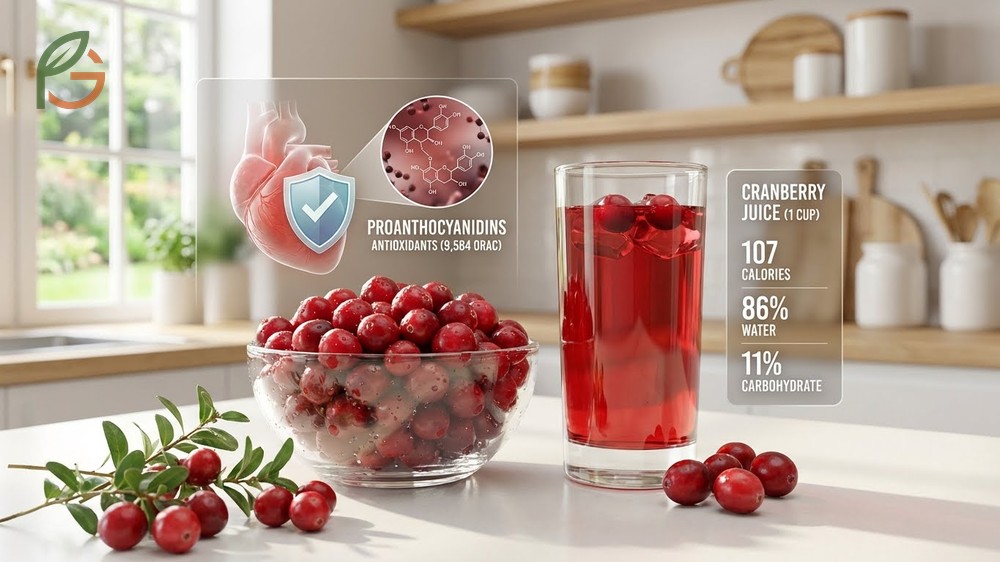 What is cranberry good for section detailing antioxidant power and urinary tract health.