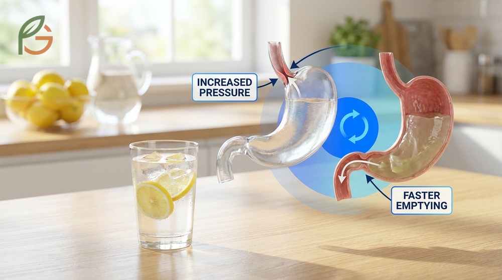 Lemon water for acid reflux contains citric acid with a pH of 3.0 which may irritate sensitive stomachs.
