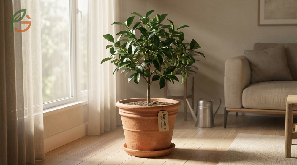 Growing mangosteen in pots allows cultivation in containers at least 16 inches in diameter with drainage.