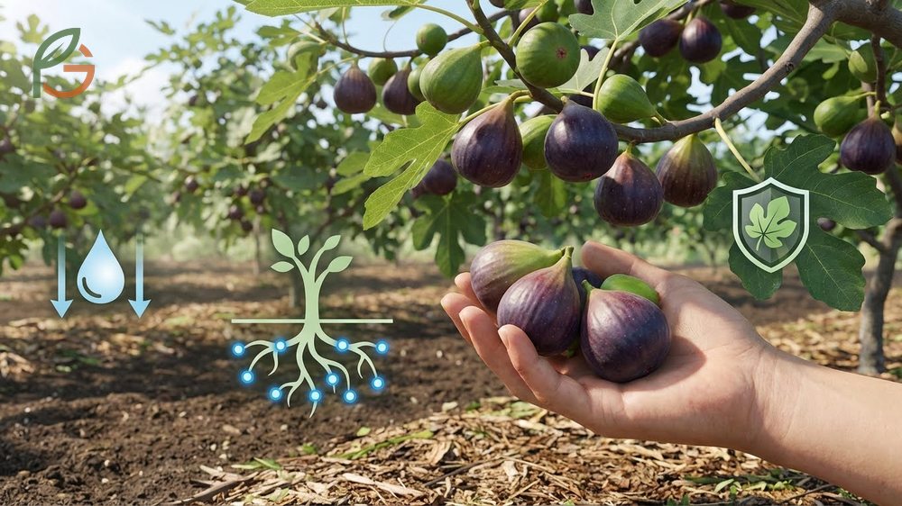 Ethical vegan figs considerations focusing on environmental sustainability and water efficiency.
