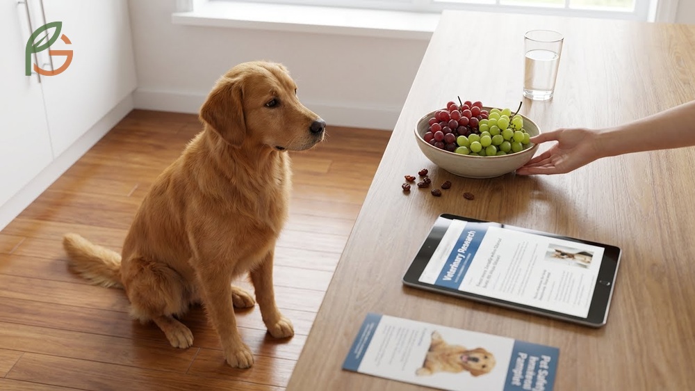 Fruits dogs cannot eat such as grapes and raisins which cause acute kidney injury even in small amounts.
