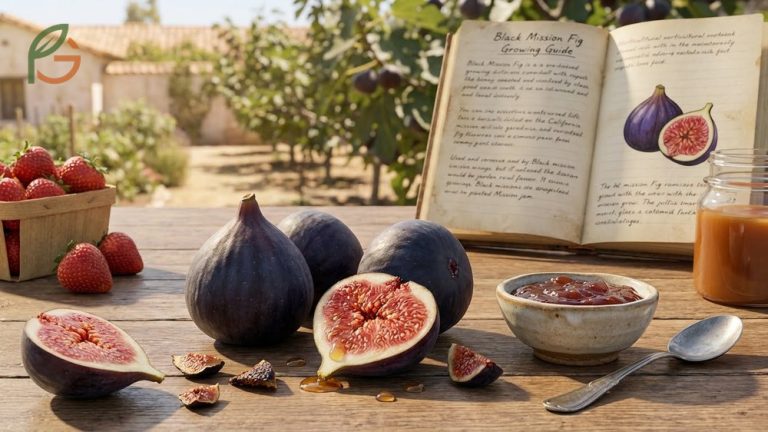 Black Mission fig guide covering taste profile, culinary uses, and growing requirements.