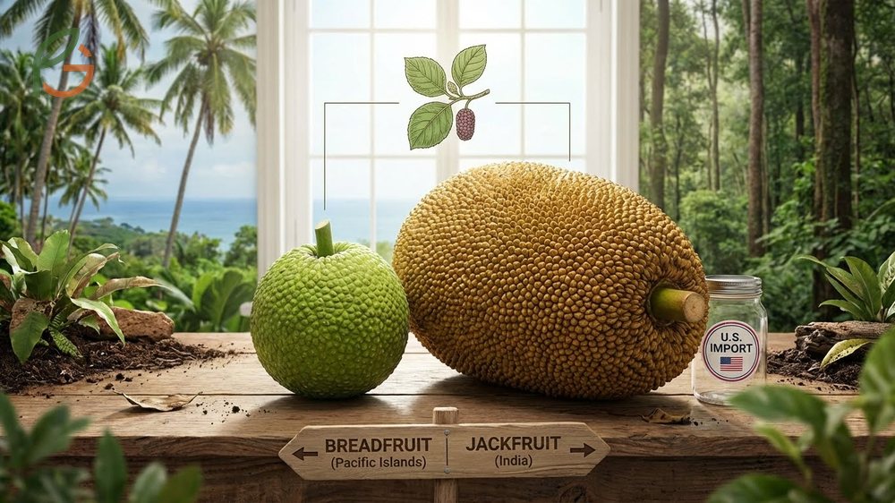 Breadfruit vs jackfruit botanical differences and distinct ecological origins explained.