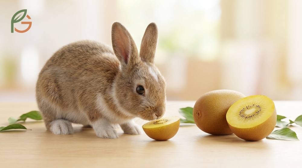Can rabbits eat yellow kiwi which is sweeter and requires stricter portion control than green.