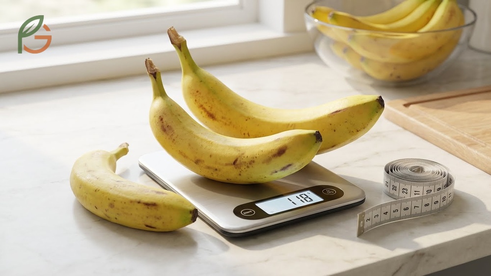 How many calories in a banana varies by size ranging from 72 calories in small fruits to 135 in large ones.