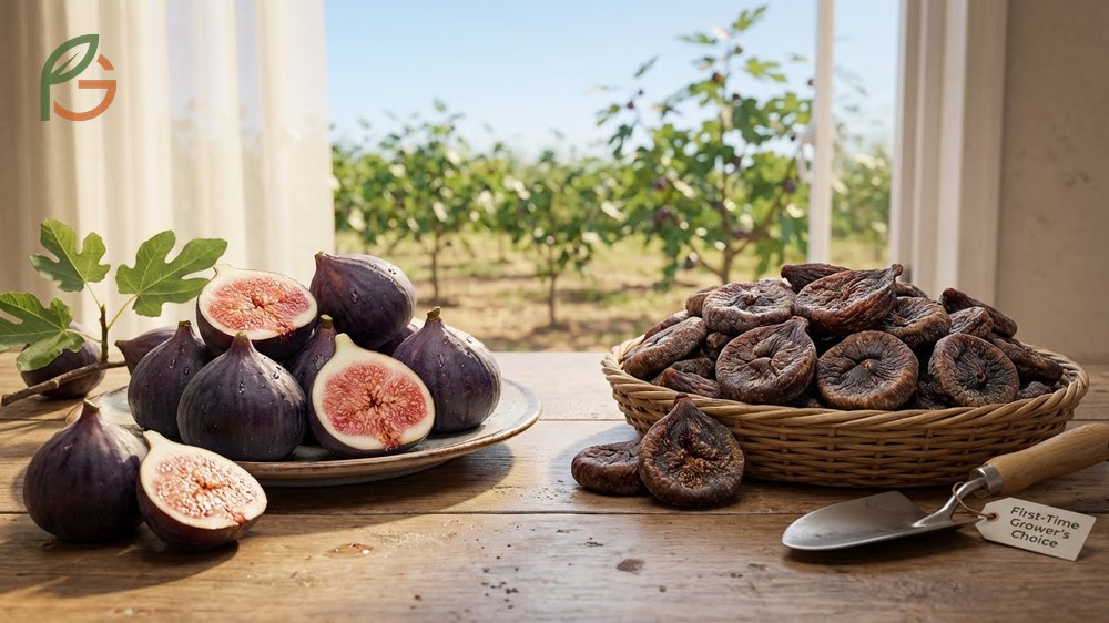 Black Mission variety taste profile featuring sweet jammy flesh with strawberry and caramel notes.