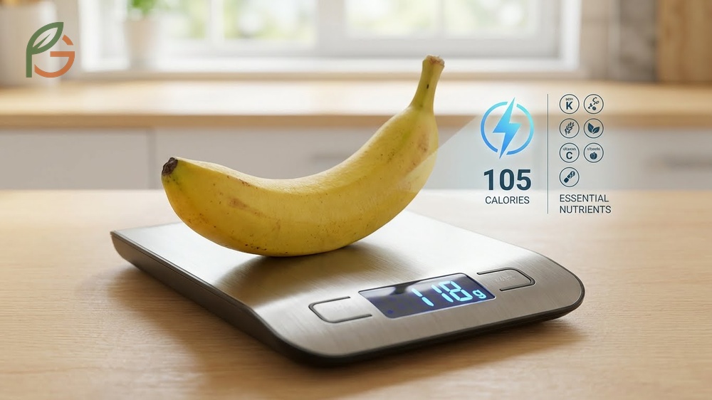 Calories in medium banana provide 105 calories plus essential nutrients like fiber and vitamin B6 for daily health.