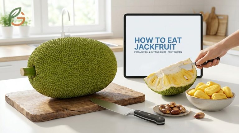 How to eat jackfruit involves extracting the sweet yellow pods and removing seeds for a fiber rich tropical fruit snack.