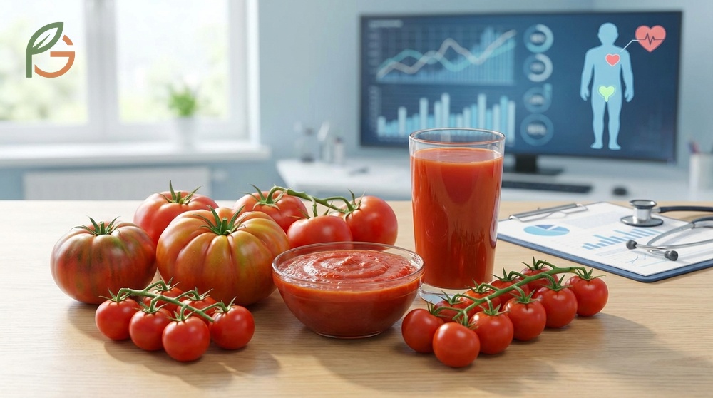 Tomatoes for mens health are linked to an 11% reduced risk of prostate cancer with high dietary intake.