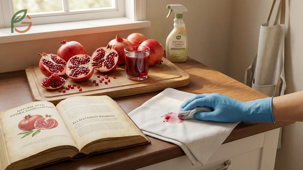 How to cut a pomegranate without stains requires working over a sink or using the underwater technique for safety.