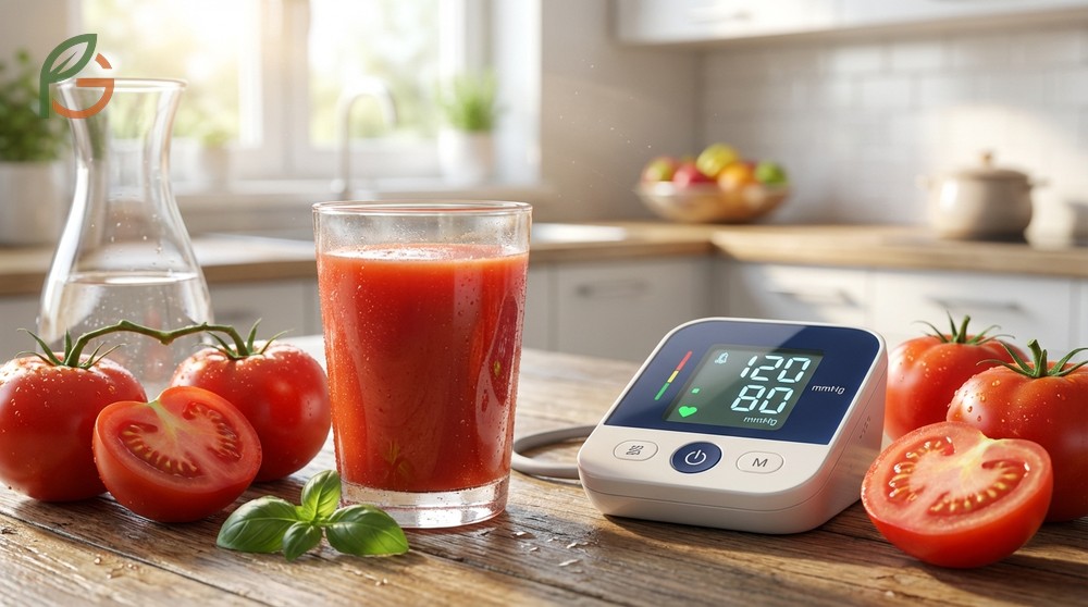 Is tomato juice good for you research shows daily consumption lowers blood pressure by 4.2 mmHg systolic in adults with prehypertension.