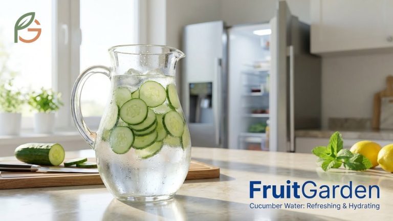 How to make cucumber water by slicing fresh cucumbers and steeping them in cold water.