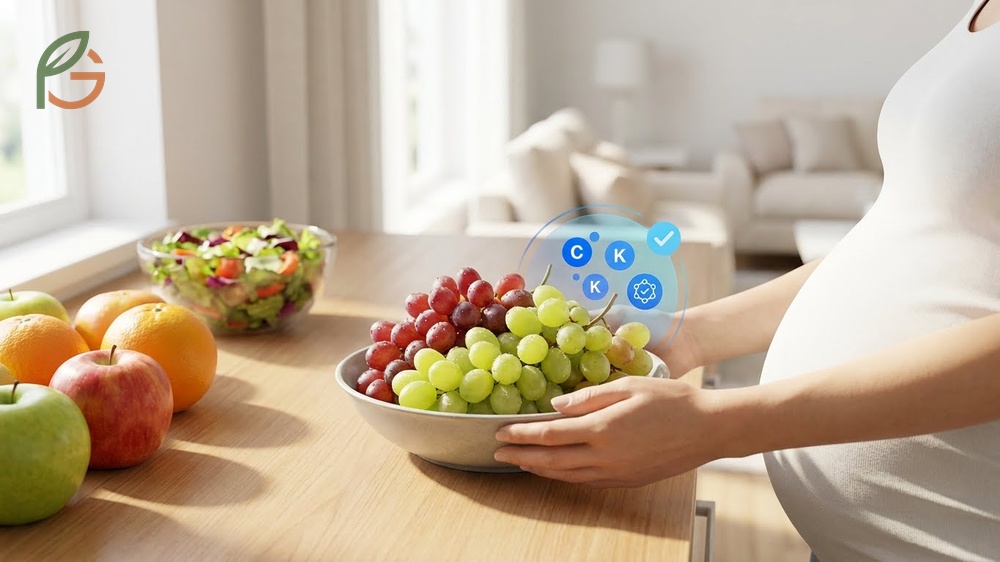 Are grapes safe during pregnancy facts confirming safety with moderation and nutrients.