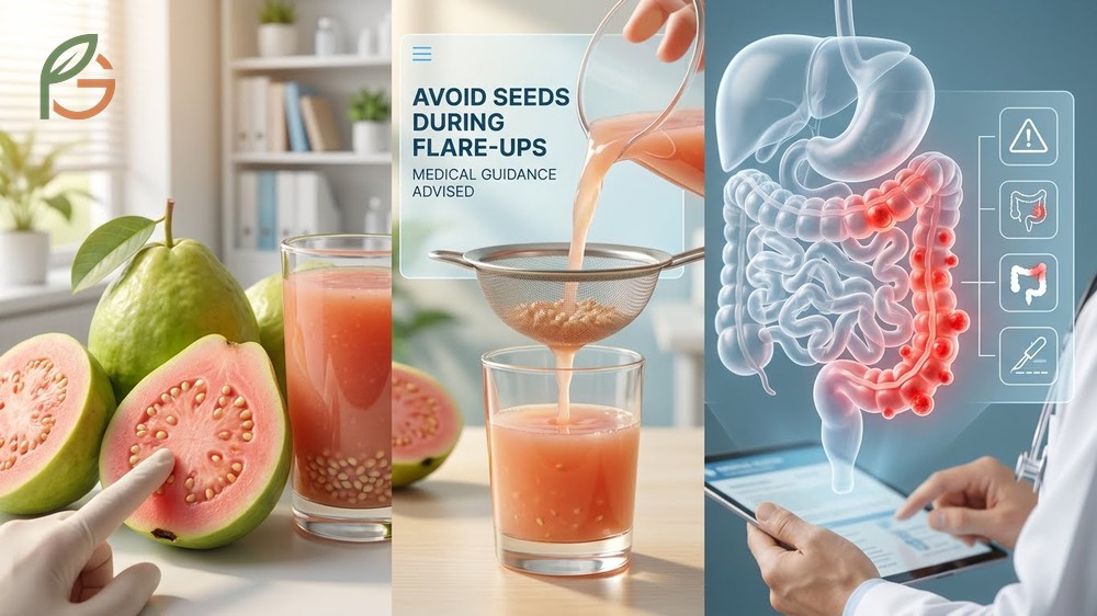 Who should avoid guava seeds including people with active diverticulitis and children under 3 years old.