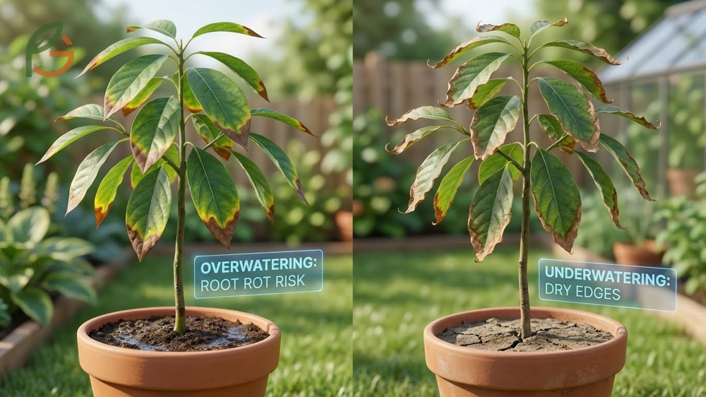 Brown leaves on avocado trees usually result from overwatering or magnesium deficiency requiring specific soil treatments to fix.