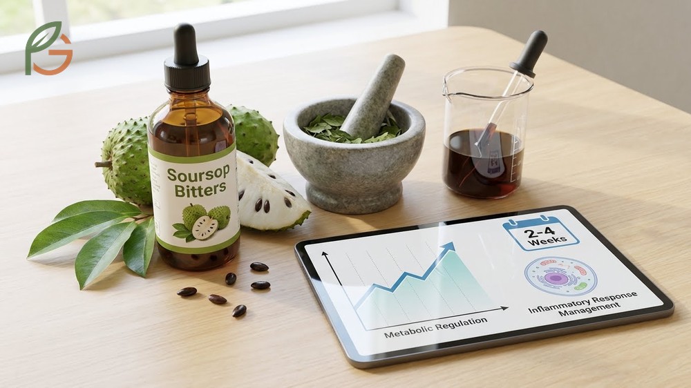 Soursop bitters health benefits reducing inflammation and supporting blood sugar regulation naturally.