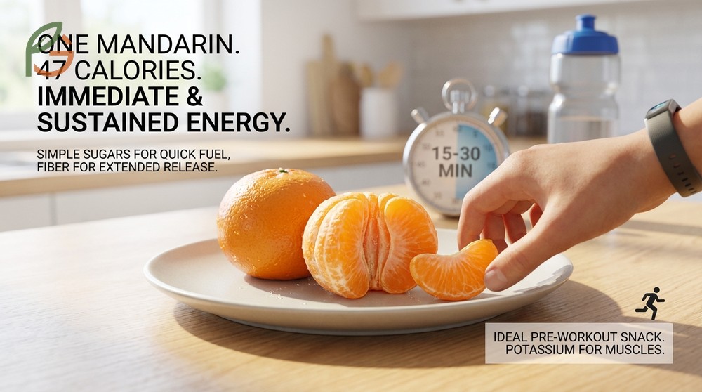 One mandarin calories explained for pre-workout energy and weight management with just 47 calories.