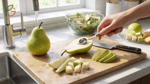 How to Cut a Pear: Slicing Techniques for Salads and Snacks