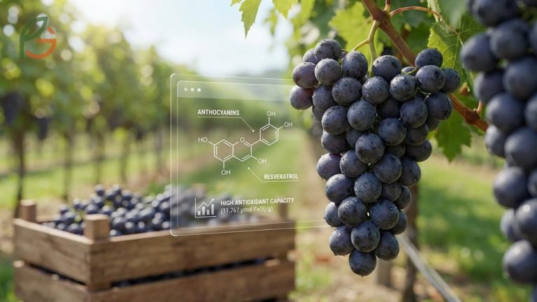 Benefits of black grapes nutrition overview highlighting anthocyanins and heart health.