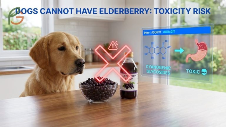 Can dogs have elderberry explained in a safety guide highlighting toxicity risks from cyanogenic glycosides.