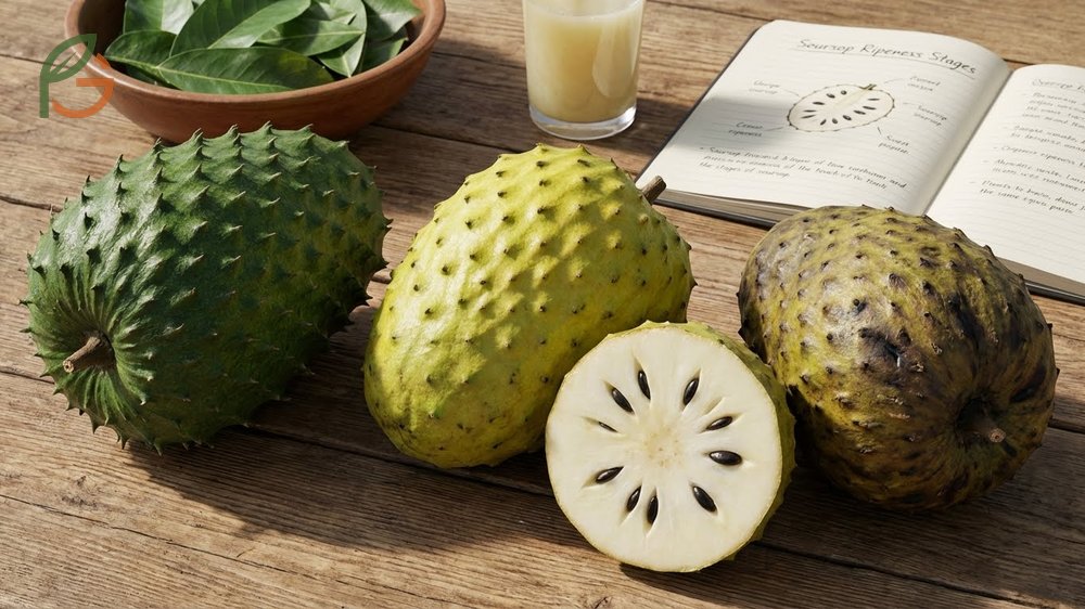 Ripe soursop signs ensure you get 21mg of vitamin C per 100g by eating at the peak of flavor.