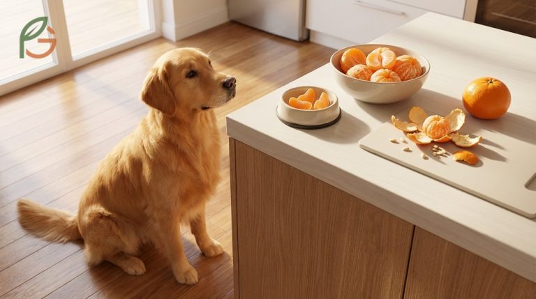Can dogs eat mandarin oranges safety guide covering digestive risks and proper serving methods.