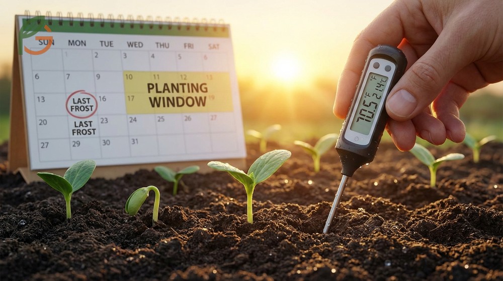 When to plant watermelon seeds requires waiting 1 to 2 weeks past the last frost date to avoid cold damage.