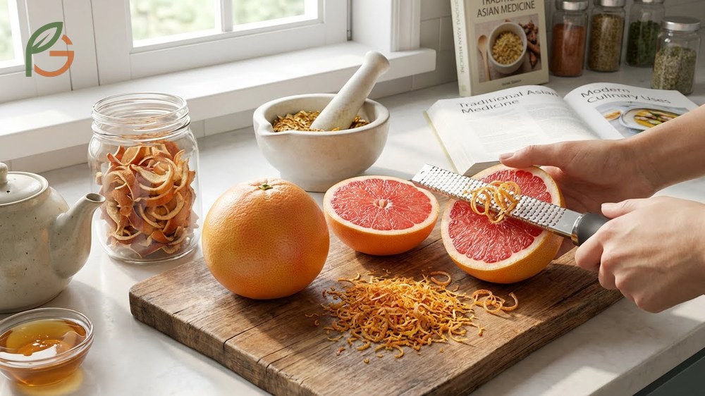 Grapefruit peel uses range from culinary zesting for flavor to traditional remedies that aid digestion.