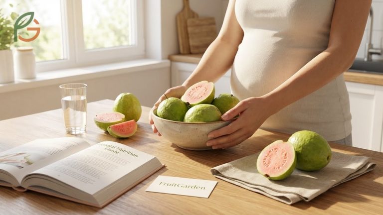 Guava during pregnancy provides essential nutrients like vitamin C and folate to support maternal health and fetal development.