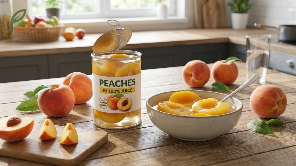 Are canned peaches healthy for daily consumption providing essential fiber and antioxidants while being low in calories.