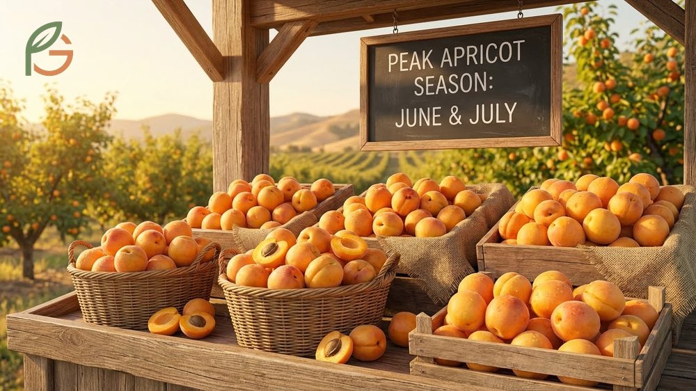 Peak apricot months of June and July offer the best quality and lowest prices for consumers seeking fresh stone fruit.