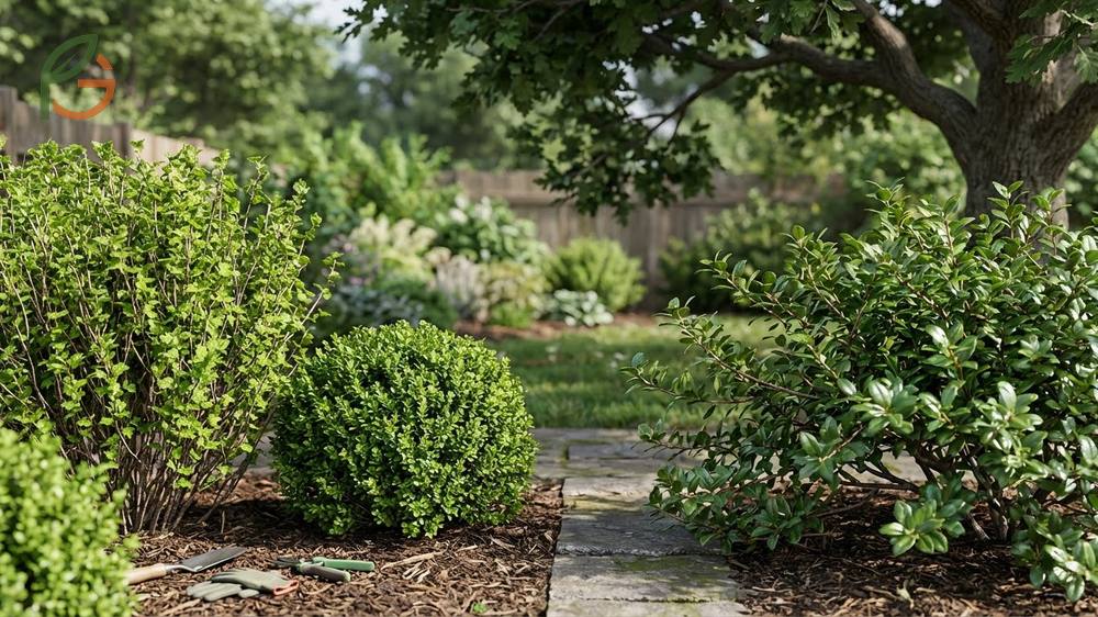 Alpine and Catalina currant varieties featuring dense green foliage suitable for hedges and groundcover in partial shade.