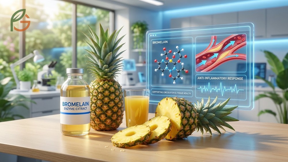 Sliced pineapple served as a natural energy booster supporting circulation and sexual wellness for women.