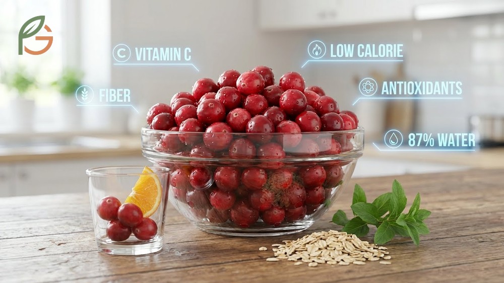Are raw cranberries good for you providing 14 percent daily value of vitamin C and essential dietary fiber.
