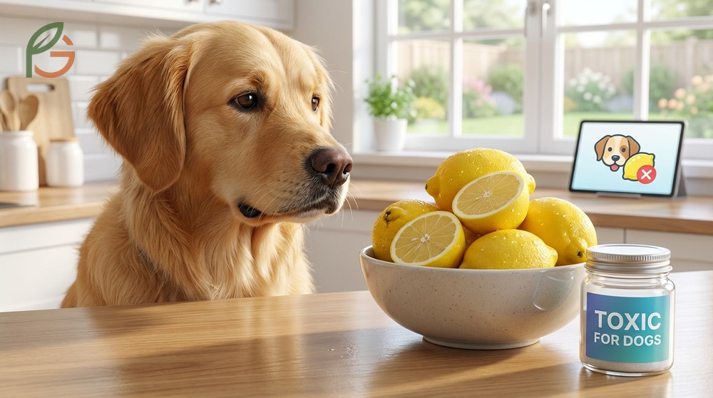 Can dogs eat lemons showing toxicity risks from citric acid and psoralen compounds found in rinds.