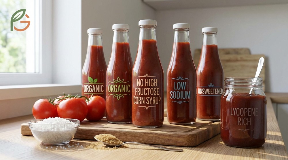 Healthy ketchup alternatives like brands using balsamic vinegar or vegetables can reduce added sugars while maintaining lycopene benefits.