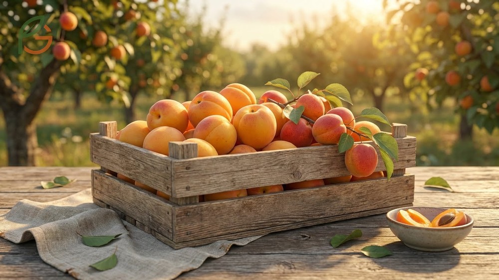 Late season apricots such as Moorpark ripen from mid-July through August for extended availability and rich flavor.