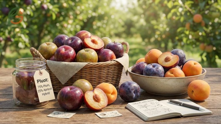 What Is A Pluot detailed guide explaining the complex 75% plum and 25% apricot hybrid characteristics.