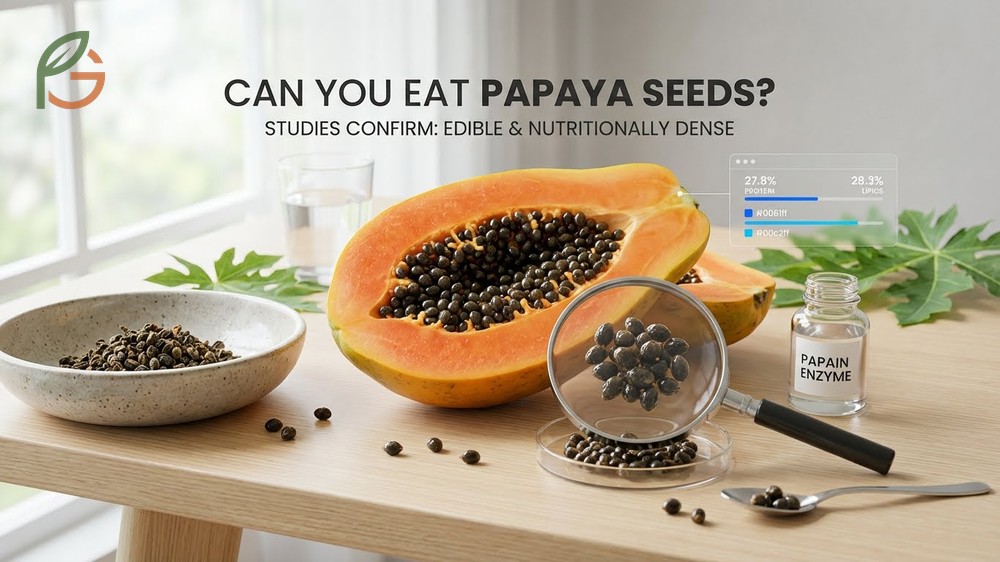 Can you eat papaya seeds to gain digestive benefits from papain enzymes and natural antimicrobials like flavonoids.