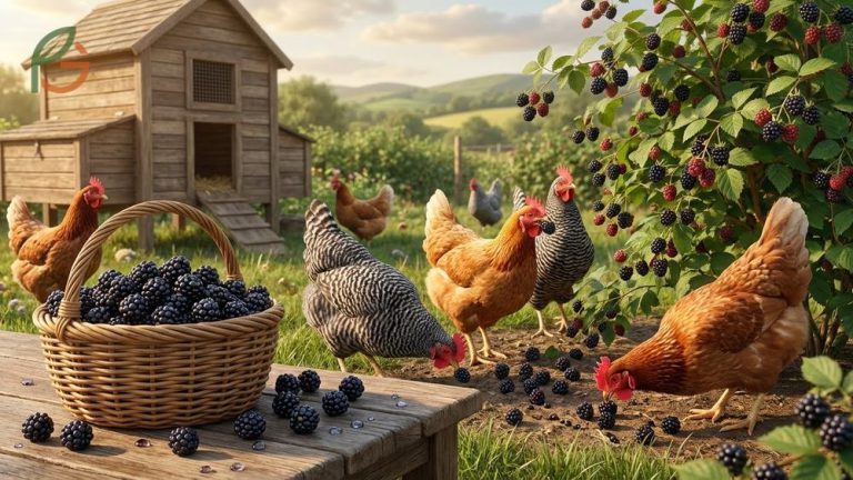 Can chickens eat blackberries safely as a nutritious treat rich in vitamins and antioxidants for flock health.