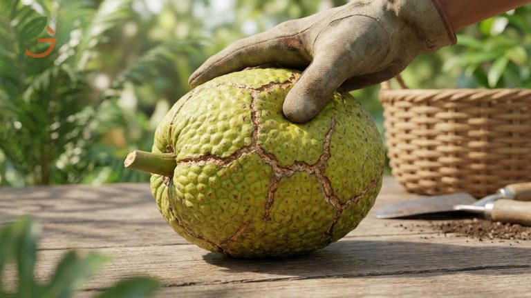 How to tell if breadfruit is ripe guide covering skin color and texture selection tips.