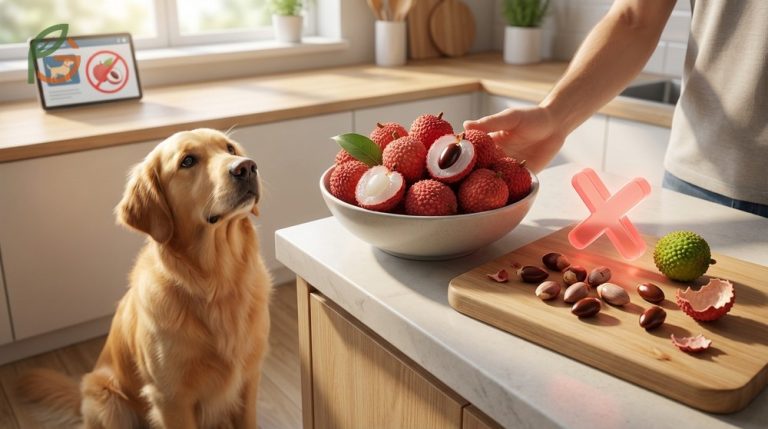 Can dogs eat lychee safety guide highlights risks of MCPG toxicity and choking hazards from seeds that veterinarians advise avoiding.