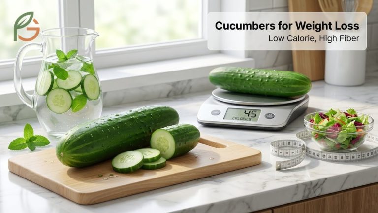 Are cucumbers good for weight loss featuring low calorie density of 45 calories per fruit for effective diet management.