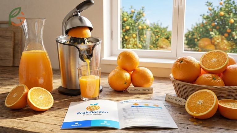 The best oranges for juicing are Valencia varieties which yield 8 ounces of juice from just 3 fruits.