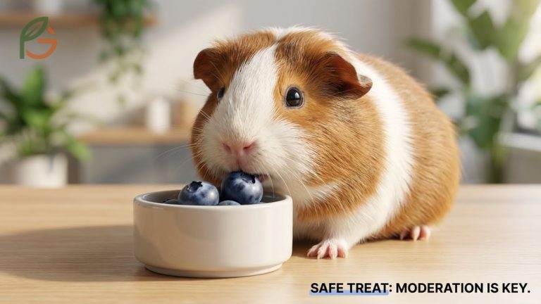 Can guinea pigs eat blueberries guide detailing safe serving sizes, frequency, and vitamin C benefits.