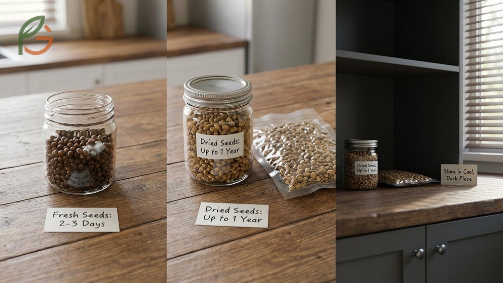 How to store papaya seeds requires drying them for 2-4 days and keeping them in an airtight container.