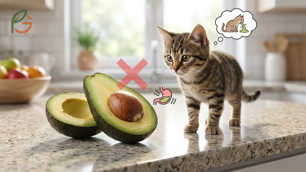 Is avocado toxic to cats due to persin content and pancreatitis risks from high fat.